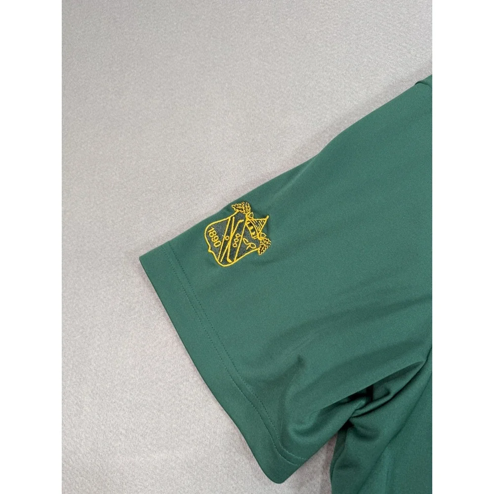 Adidas Golf Polo Mens 2XL Green The Northern Trust Embroidered 3 Stripe Shirt